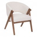 Fauteuil bouclé Amza