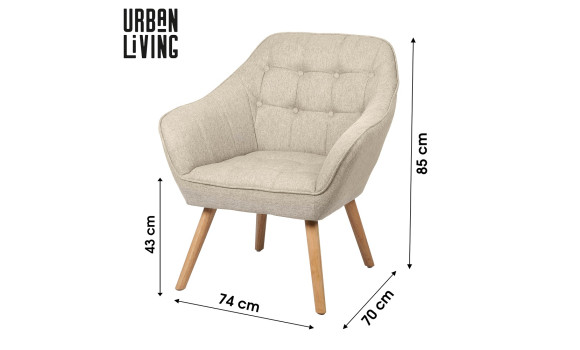 Fauteuil oly beige