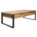 Table basse 2 tiroirs Ron