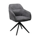 Fauteuil pivotant Thelyo Gris