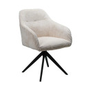 Fauteuil pivotant Thelyo Beige