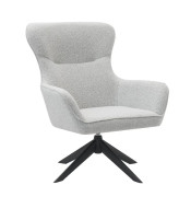 Fauteuil lucky gris clair