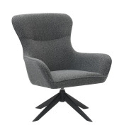 Fauteuil lucky gris clair