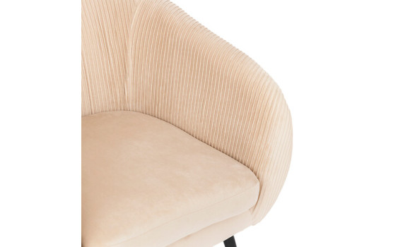 Fauteuil solaro beige