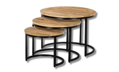 Set 3 tables basse