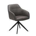 Fauteuil pivotant Thelyo Gris