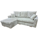 Canapé angle réversible et convertible Zora Beige