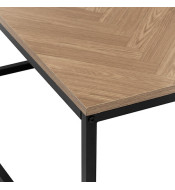 Table basse chevrons