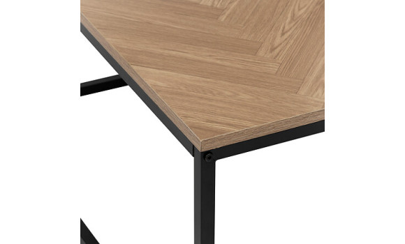 Table basse chevrons