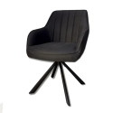 Chaise rotative Noir