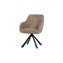 Chaise rotative Marron