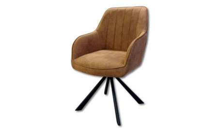 Chaise rotative Marron