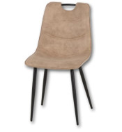 Chaise avec poignée taupe