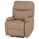 Fauteuil relax manuel Hugo Beige
