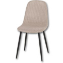 Chaise cotelé Beige