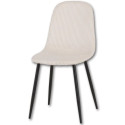 Chaise cotelé Blanc