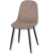 Chaise cotelé blanc