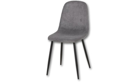 Chaise cotelé Chocolat