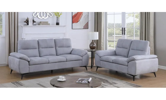 Canapé 3 places soan gris foncé