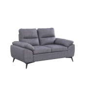 Canapé 2 places soan gris clair