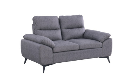 Canapé 2 places Soan Gris clair