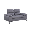 Canapé 2 places Soan Gris foncé