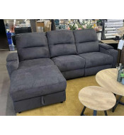 Canapé angle gauche gabin relax électrique