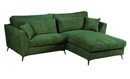 Canapé d'angle ISLA gris petit modèle