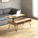Table basse 2 niches et plateau relevable Altura