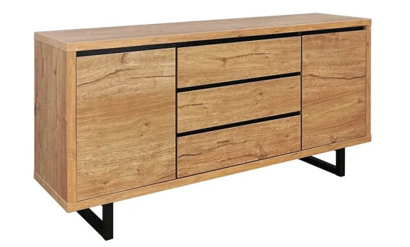 Bahut 3 tiroirs 2 portes sully