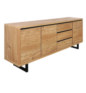 Bahut 3 portes 3 tiroirs sully