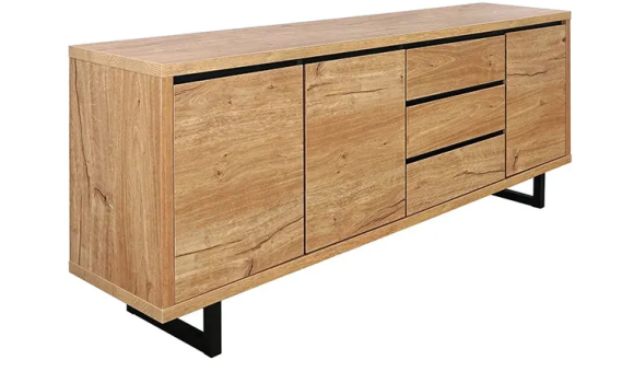 Bahut 3 portes 3 tiroirs sully