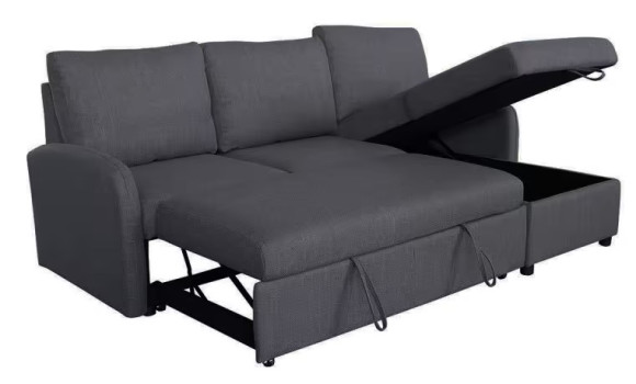 Canapé angle réversible et convertible jade