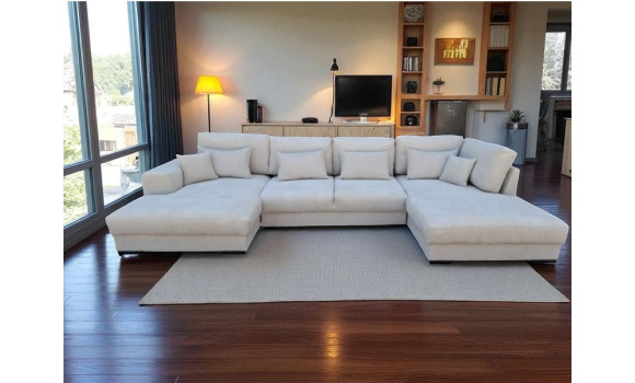 Canapé angle panoramique tine