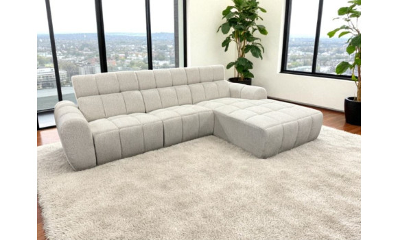 Canapé angle megan relax électrique
