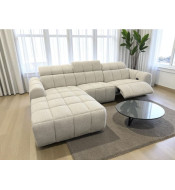 Canapé angle megan relax électrique