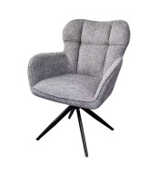 Fauteuil repas malo pivotant gris