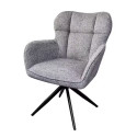 Fauteuil repas Malo pivotant Gris