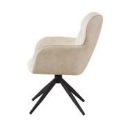 Fauteuil repas malo pivotant gris