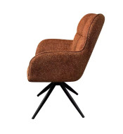 Fauteuil repas malo pivotant beige