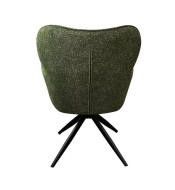 Fauteuil repas malo pivotant terracotta