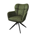 Fauteuil repas Malo pivotant Vert