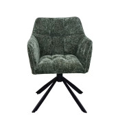 Fauteuil repas pivotant zoe vert