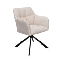 Fauteuil repas pivotant Zoe Beige