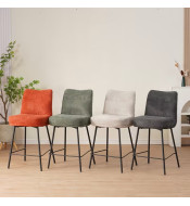 Tabouret leon terracotta