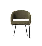 Fauteuil repas lena terracotta