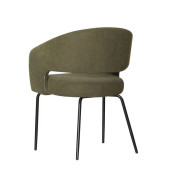 Fauteuil repas lena terracotta