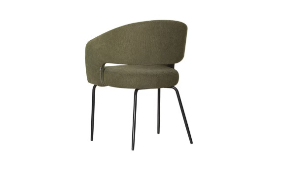 Fauteuil repas lena terracotta