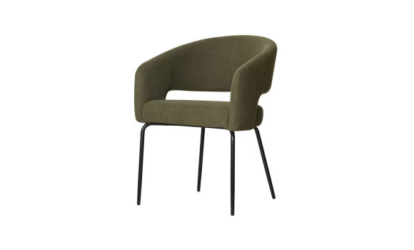 Fauteuil repas lena terracotta