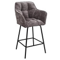 Tabouret de bar Zoé Gris